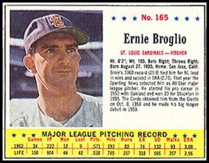 165 Ernie Broglio